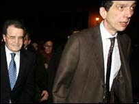 Romano Prodi e Silvio Sircana