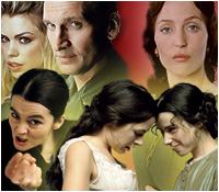 Billie Piper as Rose and Christopher Eccleston as The Doctor in 'Doctor Who'; Gillian Anderson as Lady Dedlock in 'Bleak House'; Shirley Henderson as Kate in 'ShakespeaRe-Told: The Taming Of The Shrew'; Elaine Cassidy as Maud Lilly and Sally Hawkins as Sue Trinder in 'Fingersmith'