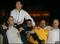 Maurício Macri e eleitores