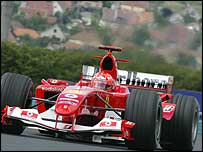 Michael Schumacher no GP da Hungria