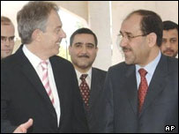 Тоні Блер та Нурі аль-Малікі