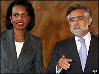 وزرای خارجه پرتغال و آمریکا