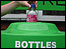Recycling bin for bottles