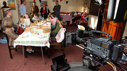 Behind the scenes on Coal House At War