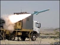 موشک آزمايش شده توسط ايران