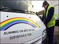 Bio diesel vehicle