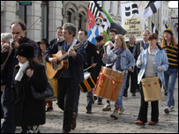 Procession through Truro