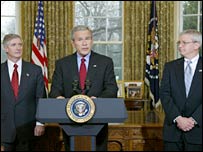 بوش استعفای اندرو کارد را اعلام می کند