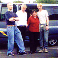 Steven and family before he emigrated