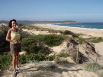 Mum takes in the breathtaking views
