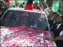 جسٹس افتخار کا جلوس