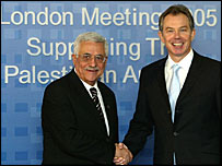 Mahmud Abbas ve Tony Blair