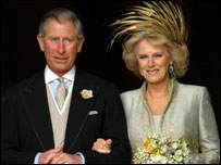 卡米拉和查尔斯结婚照