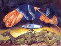 प्रदीप राभा का बनाया हुआ एक चित्र