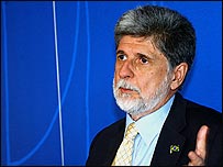 Celso Amorim em fotografia de arquivo