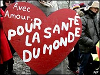 ماحولیاتی کانفرنس میں آلودگی کے خلاف ہونے والا مظاہرہ