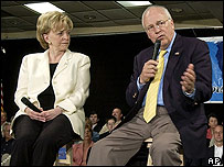 Cheney e a mulher falaram da filha gay