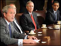 Bush ve Kongre liderleri