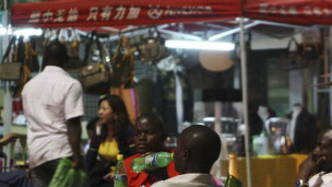 广州的街头非洲人