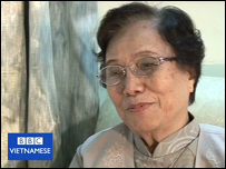 Bà Nguyễn Thị Bình trả lời BBC