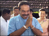 राष्ट्रपति महिंदा राजपक्षे