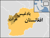 نقشه ولایت بادغیس