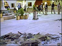 Готель Шератон у Багдаді після ракетного нападу