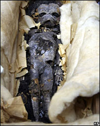 Feto encontrado na tumba do faraó