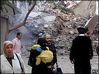 Prédio que desabou em Alexandria