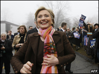 A pré-candidata à Presidência dos EUA Hillary Clinton 