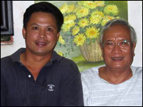 Ông Đỗ Nam Hải (bên trái) và ông Nguyễn Đan Quế