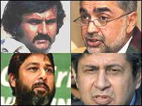 نسیم اشرف،اقبال قاسم، وسیم باری، انضمام الحق