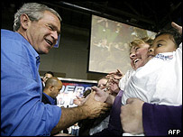 George W Bush tại Grand Rapids, Michigan