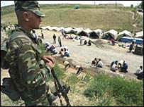 उज़्बेकिस्तान में अमरीकी सैनिक