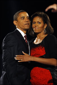Barack Obama e sua mulher, Michelle