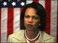  کونڈولیزا رائیس مشرق وسطیٰ کے دورے پر ہیں   