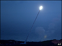 Thử phòng thủ hỏa tiễn của Mỹ