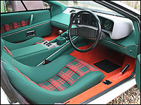 James Bond's Lotus Esprit interior