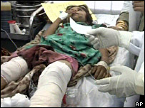 Nạn nhân vụ nổ tại nhà thương