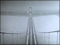 View from one of the Severn Bridge towers