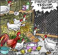 کاريکاتور روزنامه حريت