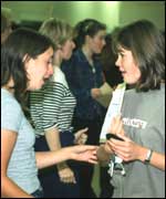 Students opening results