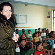 Children from a kindergarten in a south east rural area