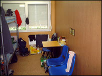 A migrant worker's bedroom