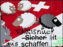 İsviçre Halkı Partisi'nin afişi