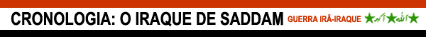 BBC Brasil | Cronologia: O Iraque de Saddam | Guerra Irã-Iraque