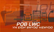 Pob lwc yn eich swydd newydd