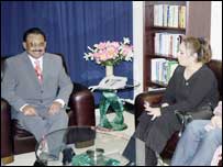 مسرت شاہین اور الطاف حسین