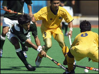 میچ ایک مرحلے پر پانچ پانچ گول سے برابر ہو گیا تھا