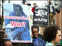 Protesto anti-racismo